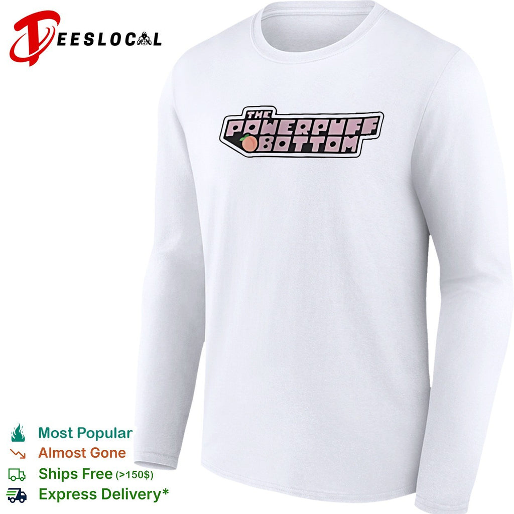 The Power Puff Bottom Gender retro logo shirt