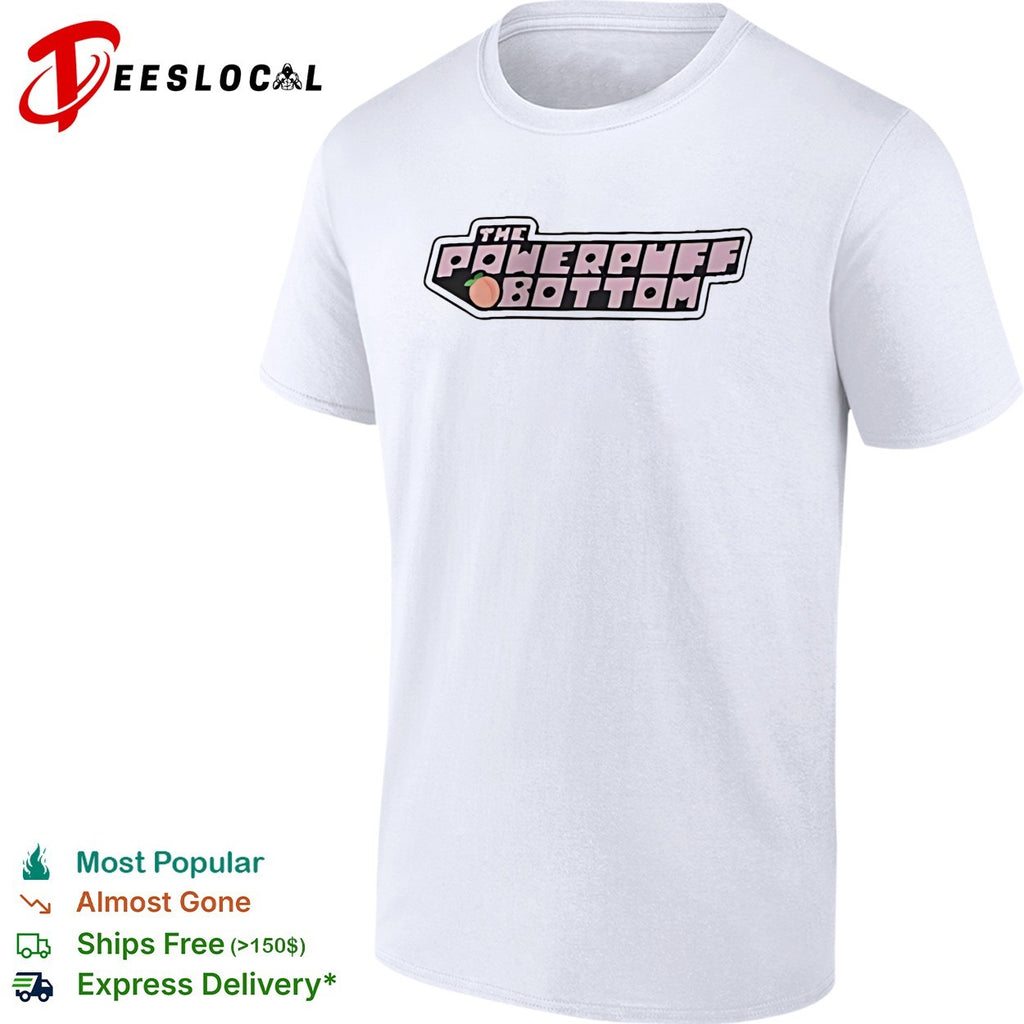 The Power Puff Bottom Gender retro logo shirt