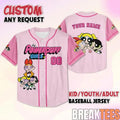 The Powerpuff Girls Baseball Jersey Kid & Adults V1