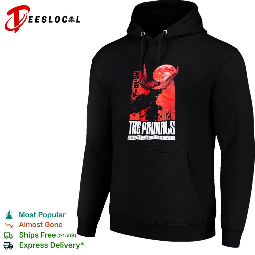 The Primals Download Festival 2026 horned creature shirt