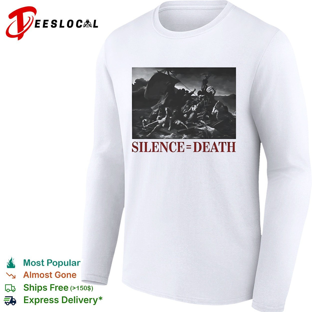 The Raft of the Medusa Silence equal Death shirt