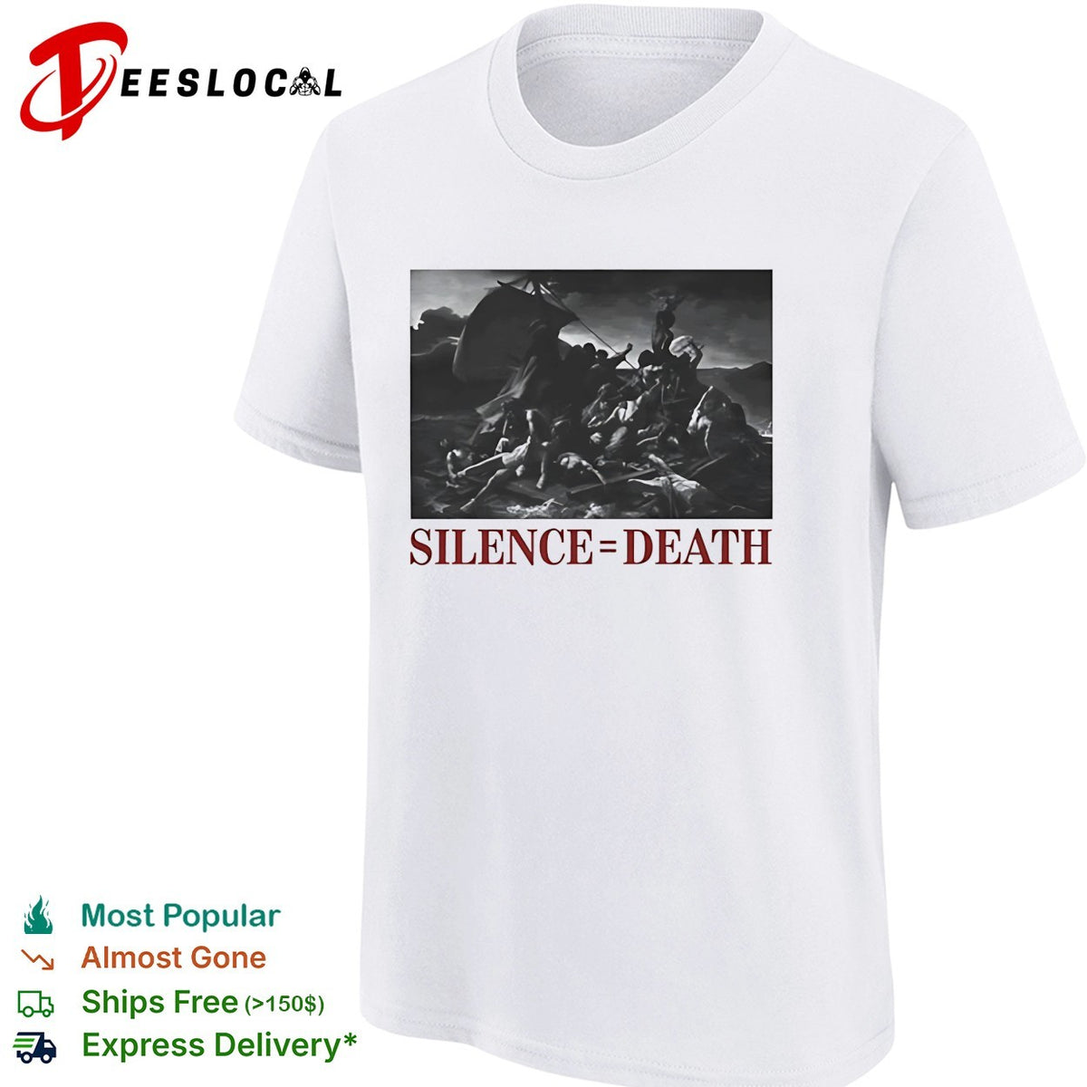The Raft of the Medusa Silence equal Death shirt