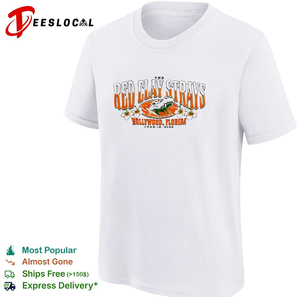 The Red Clay Strays x Soundwaves Creative Hollywood Florida 2026 shirt