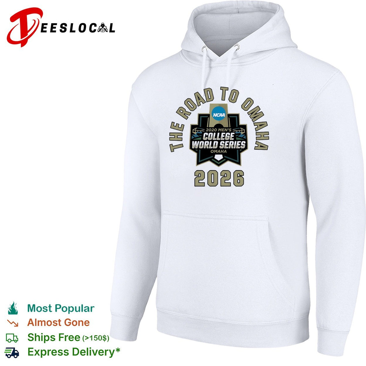 The Road to Omaha 2020 NCAA College World Series Omaha 2026 shirt