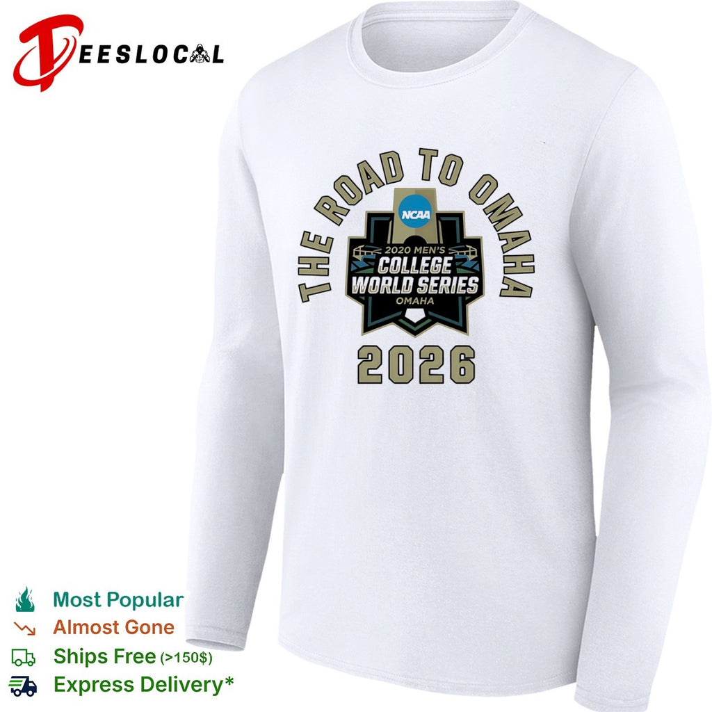 The Road to Omaha 2020 NCAA College World Series Omaha 2026 shirt
