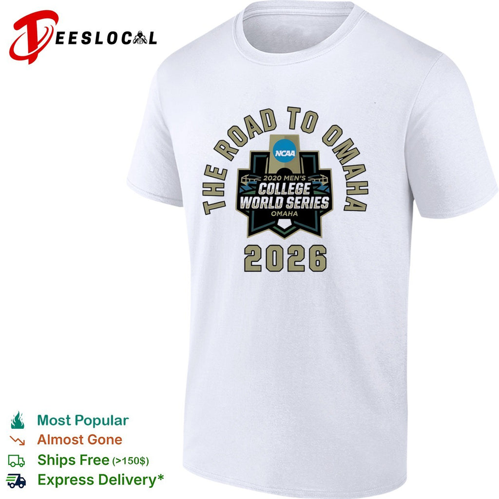 The Road to Omaha 2020 NCAA College World Series Omaha 2026 shirt
