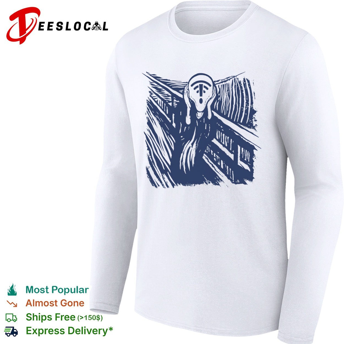 The Scream WiFi Signal Error Loss Connection shirt