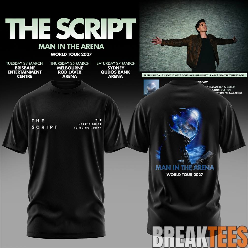 The Script – Man In The Arena Tour 2026 Shirt