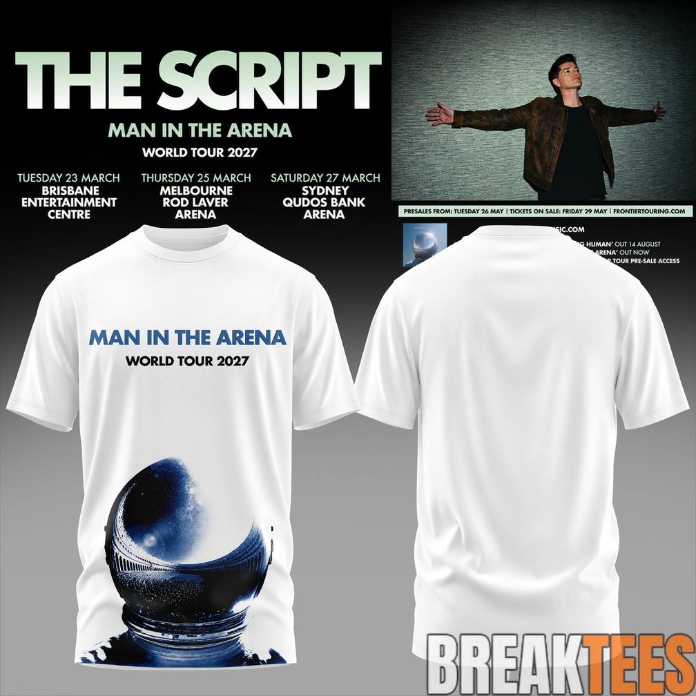 The Script – Man In The Arena Tour 2026 Shirt