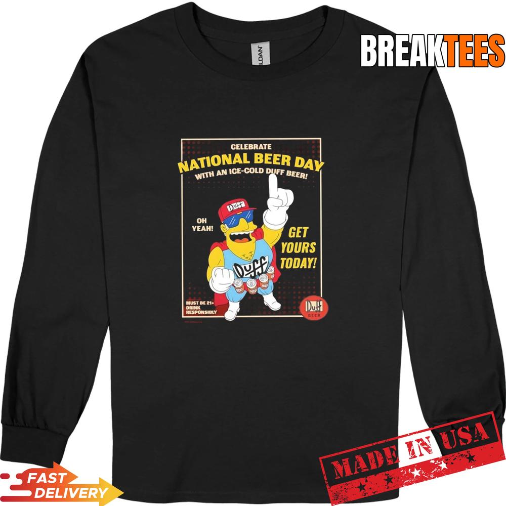 The Simpsons 2026 National Beer Day T-Shirt