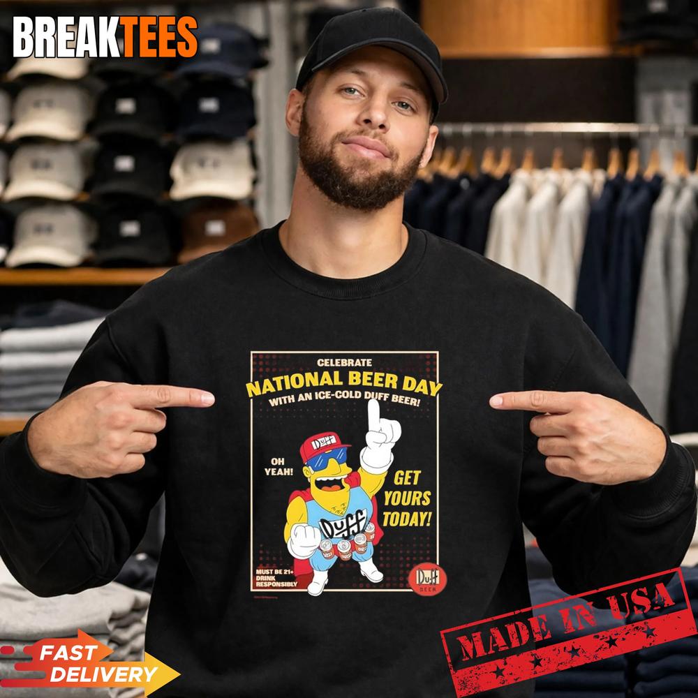 The Simpsons 2026 National Beer Day T-Shirt