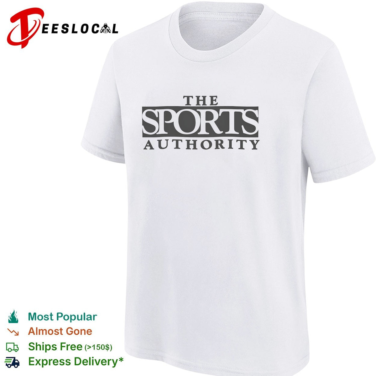 The Sports Authority Parody The Sports Authority Logo Retro Sports Parody Shirt