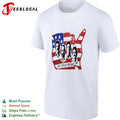 The Statler Brothers USA American Flag Patriotic Music Country Band Concert shirt