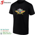 The Strokes 2026 reality awaits golden wings logo bold lettering graphic shirt