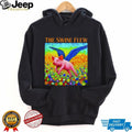 The Swine Flew Whimsical Flying Pig Surreal Art Colorful T Shirt