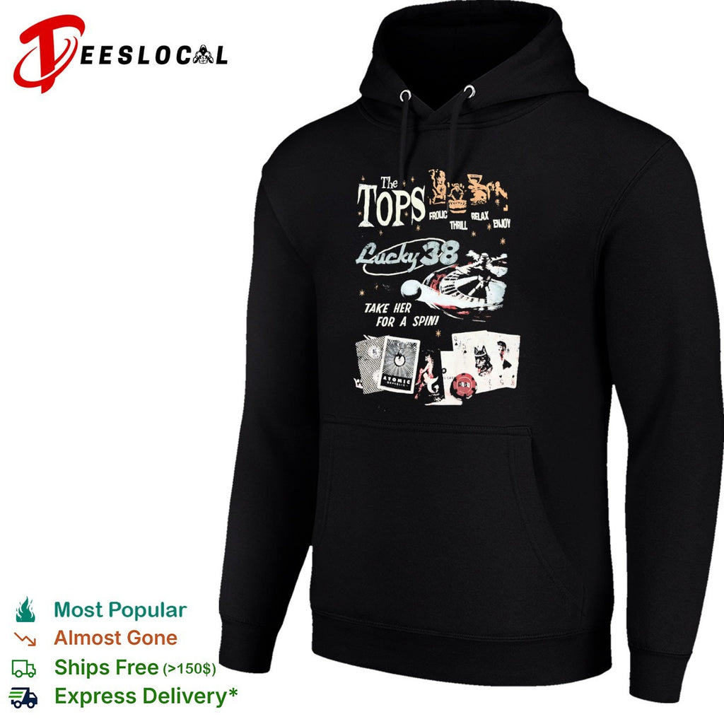 The Tops Lucky 38 Fallout New Vegas Frolic Thrill Relax Enjoy Take Her For A Spin shirt