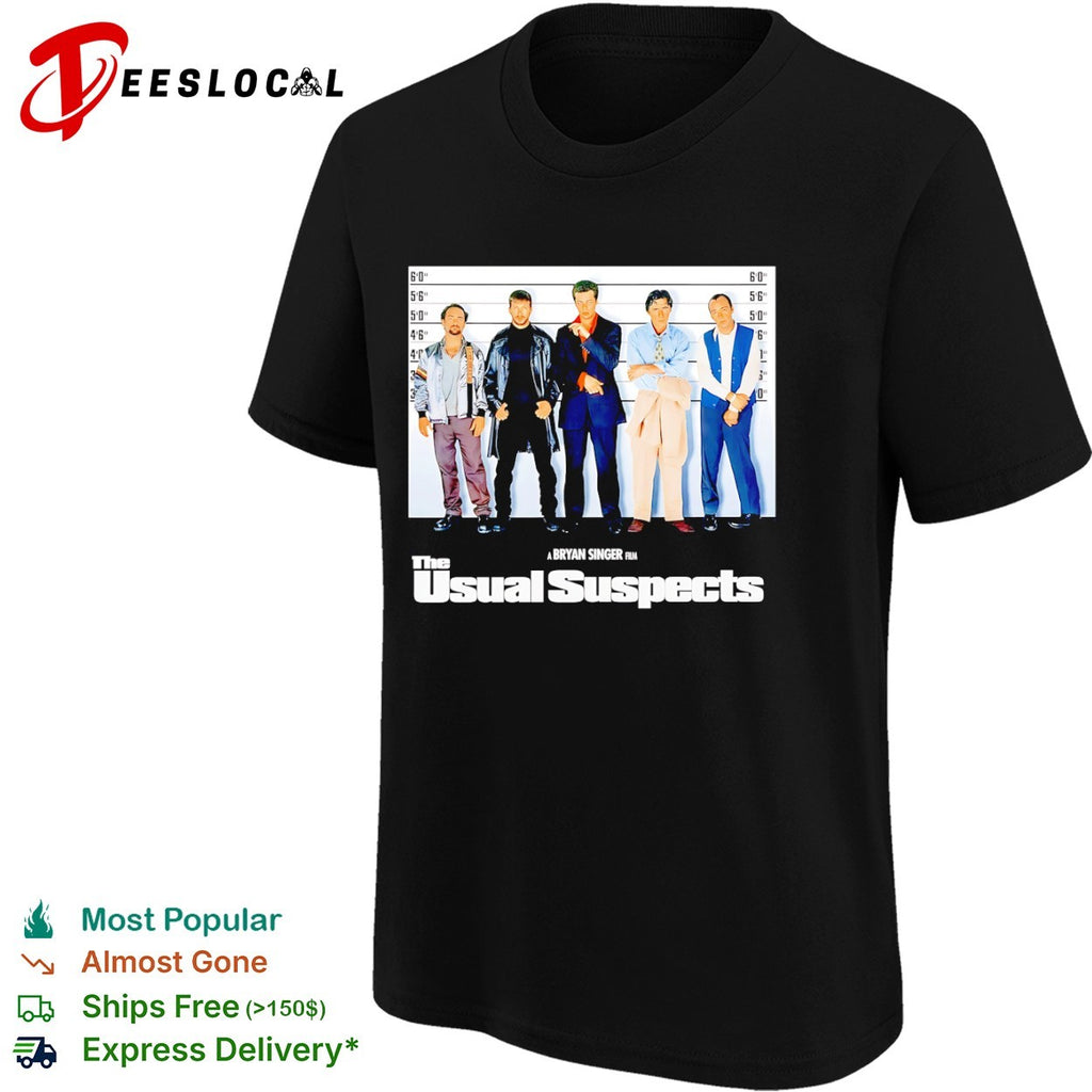 The Usual Suspects Movie Poster Cast Bryan Singer Film Shirt