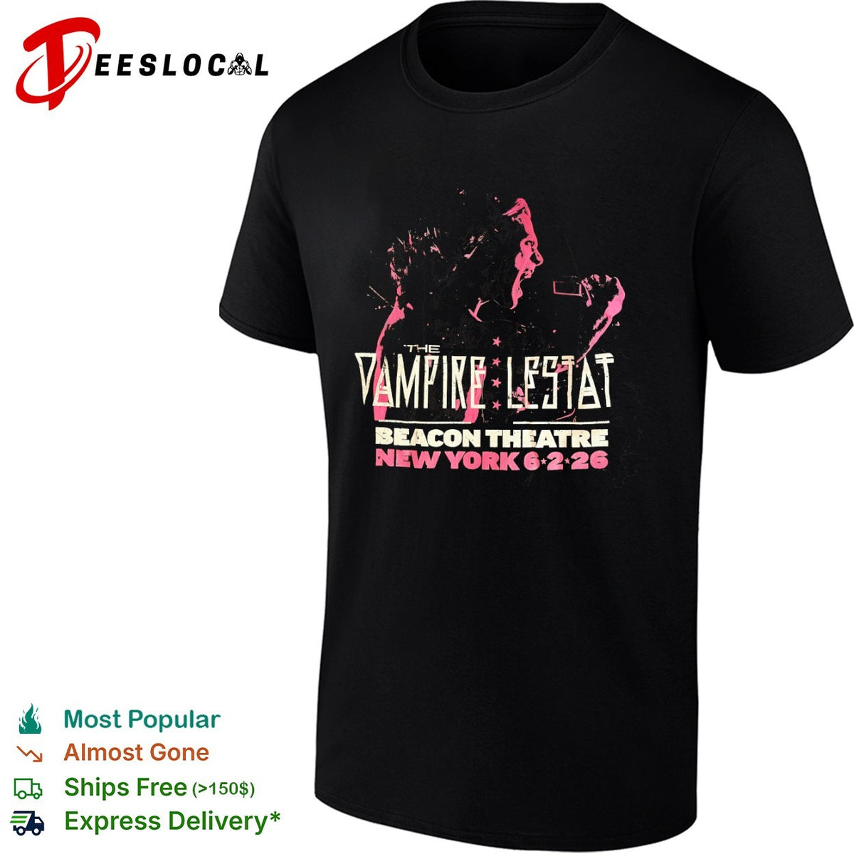 The Vampire Lestat Beacon Theatre New York 6 2 26 Anne Rice Interview shirt