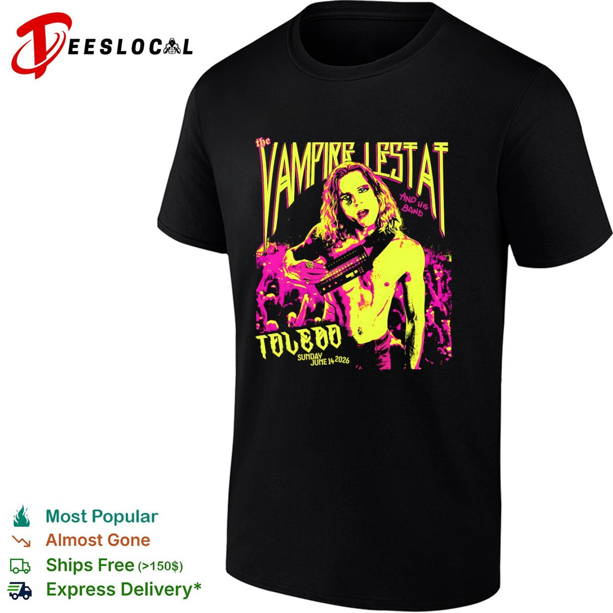 The Vampire Lestat and His Band Toledo 2026 shirt