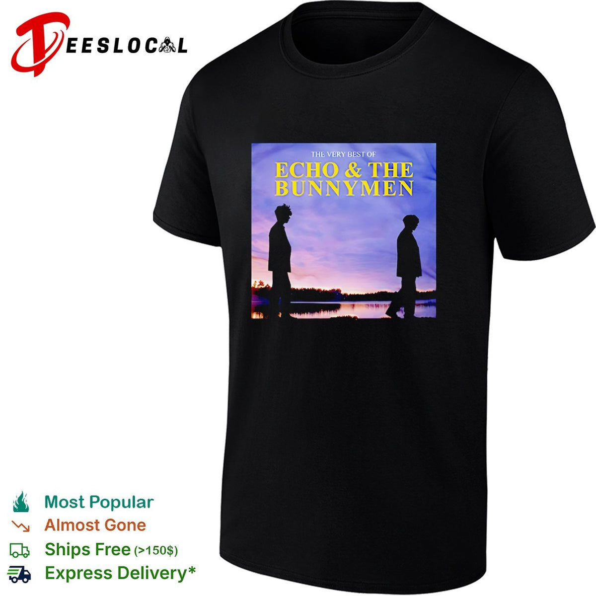 The Very Best of Echo and the Bunnymen Band Logo Music Shirt