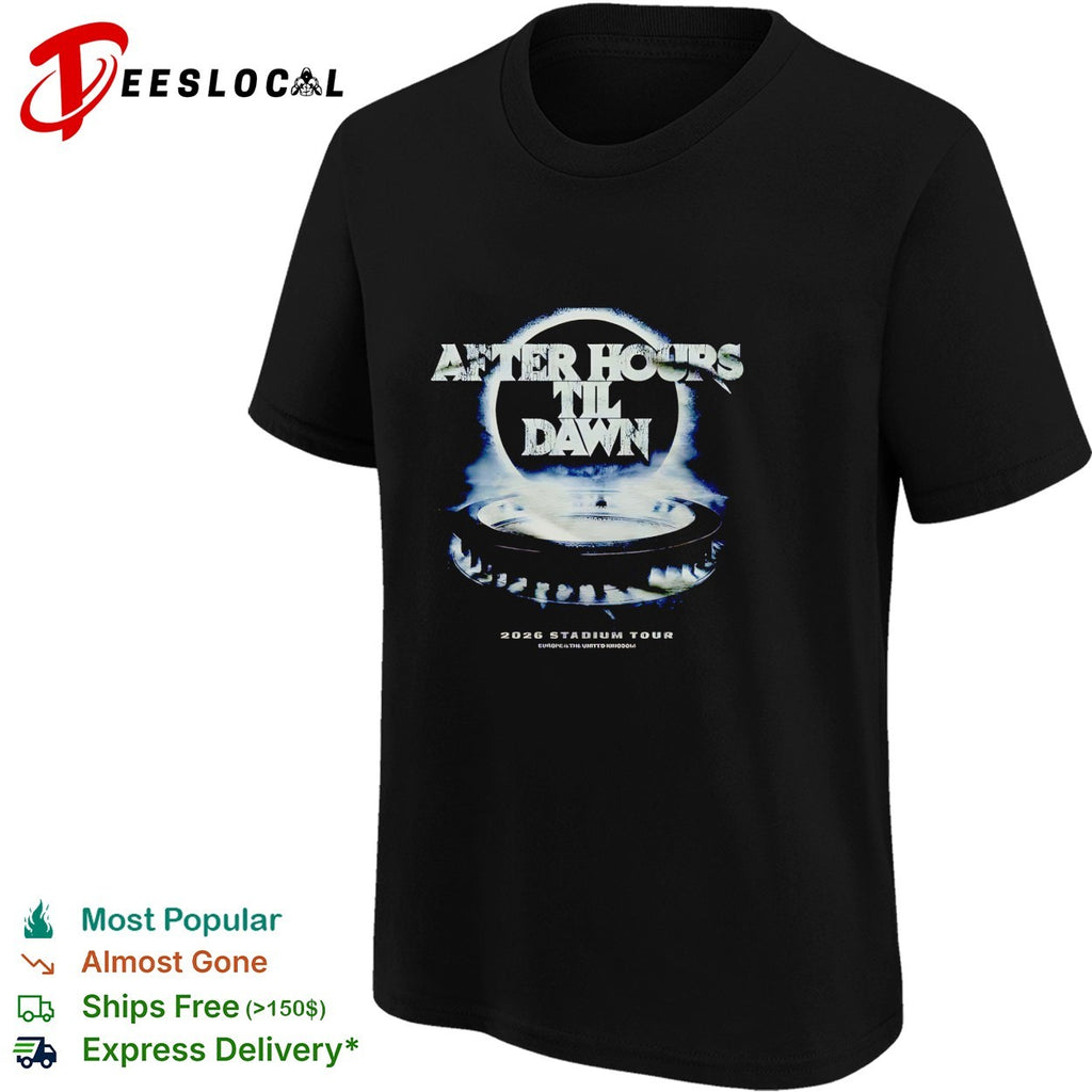 The Weeknd After Hours Til Dawn 2026 Europe And UK Stadium shirt