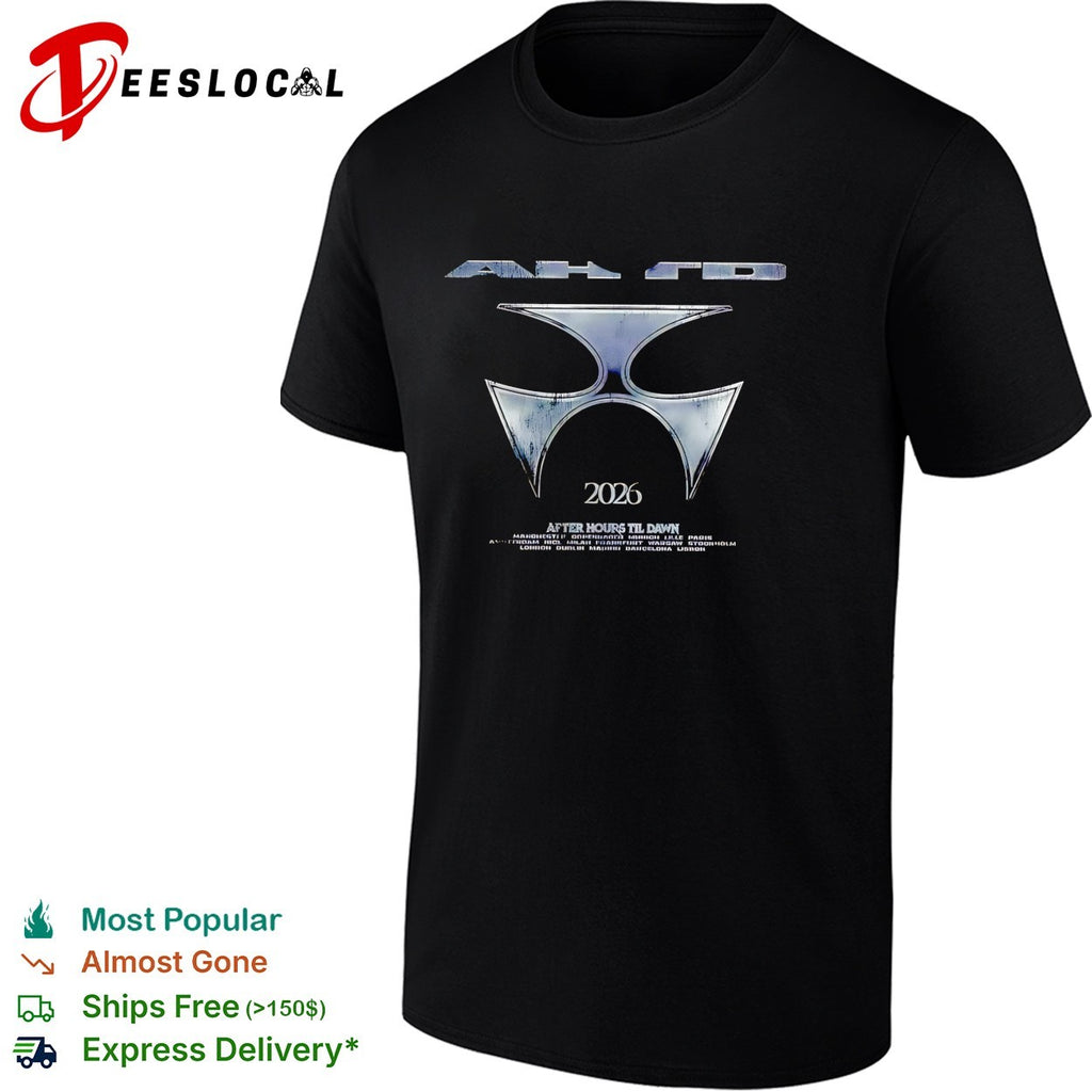 The Weeknd After Hours Til Dawn 2026 Europe And UK shirt