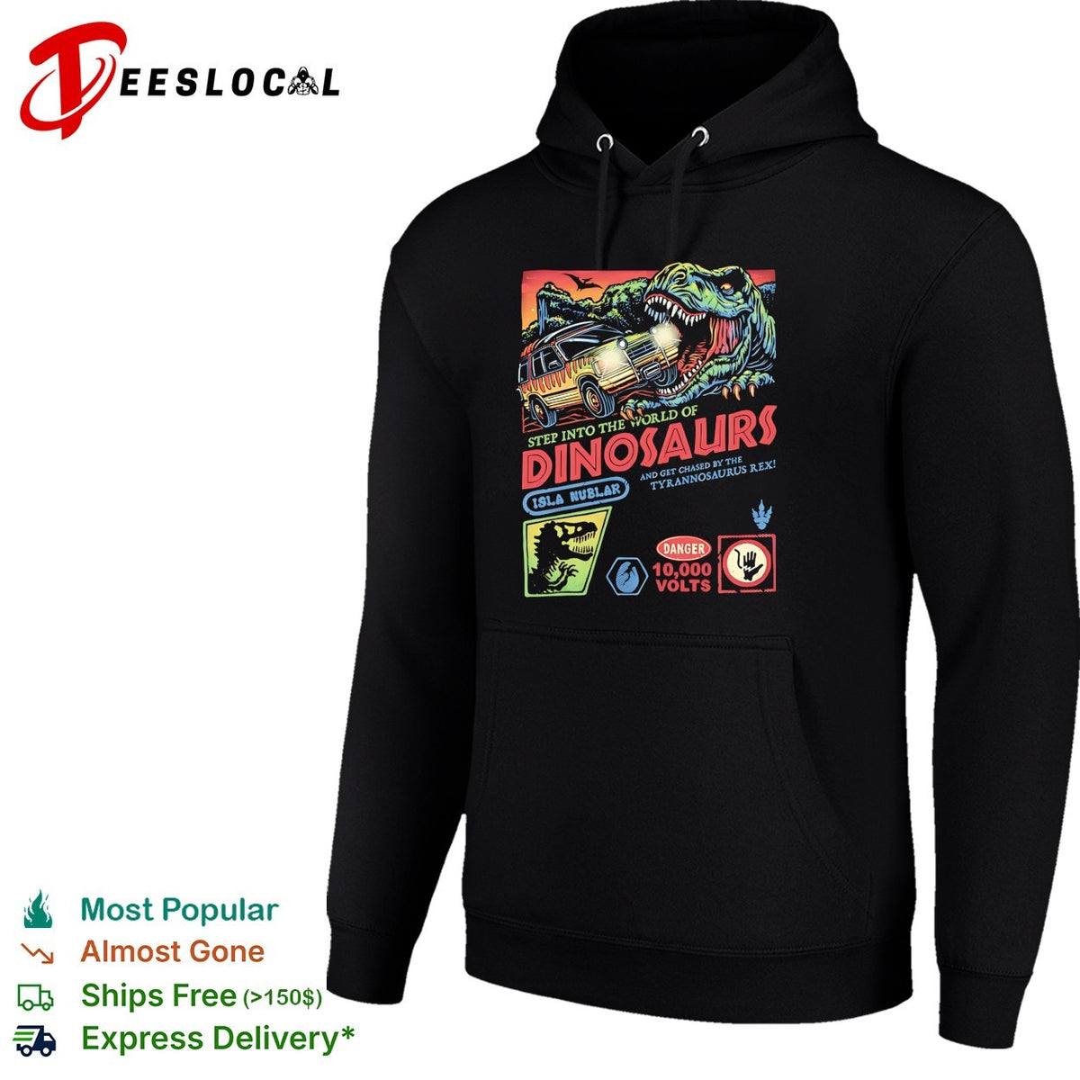 The World of Dinosaurs step into the world of Dinosaurs and get chased by the Tyrannosaurus Rex shirt