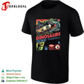 The World of Dinosaurs step into the world of Dinosaurs and get chased by the Tyrannosaurus Rex shirt