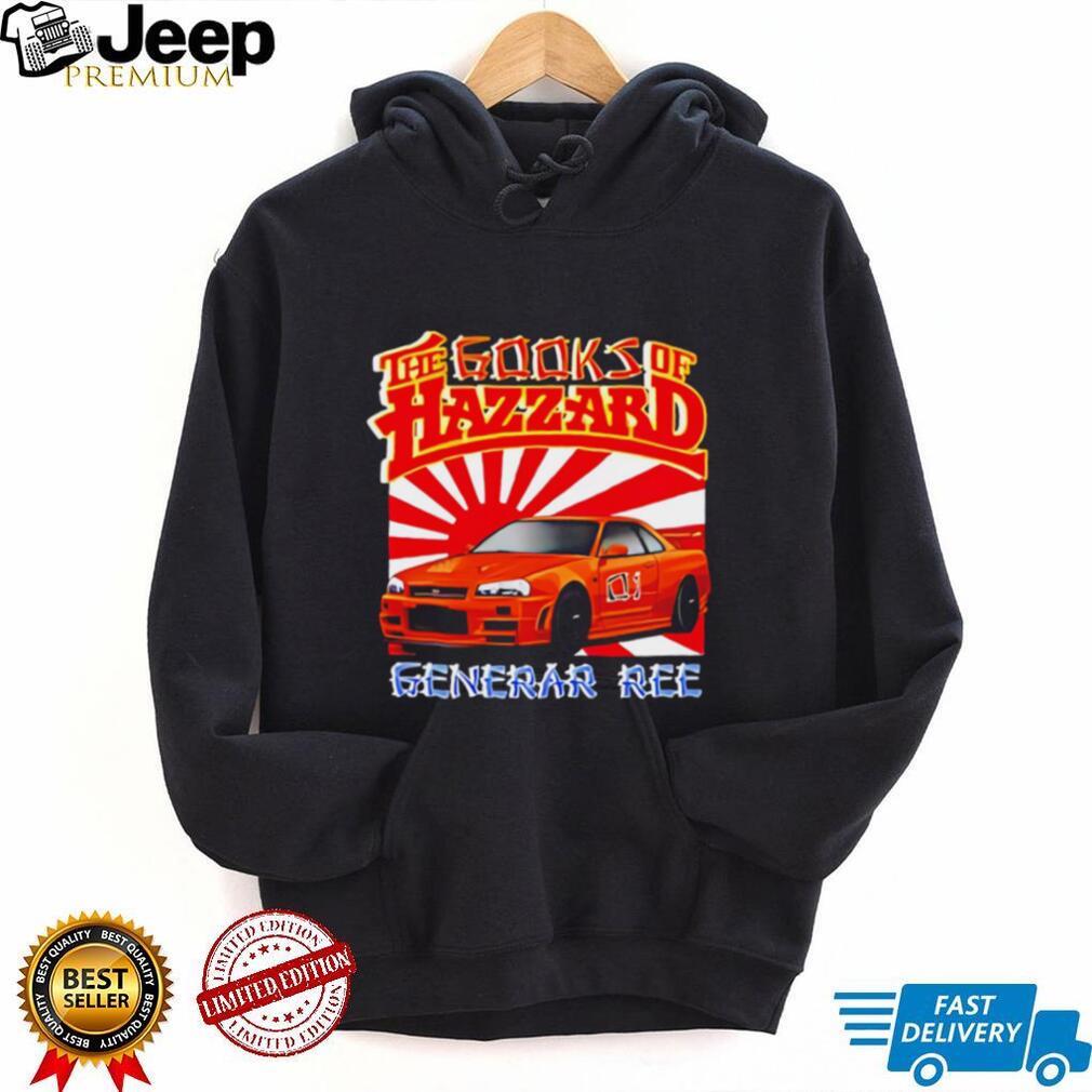 The gooks of Hazzard Generar Ree Japanese rising sun background shirt