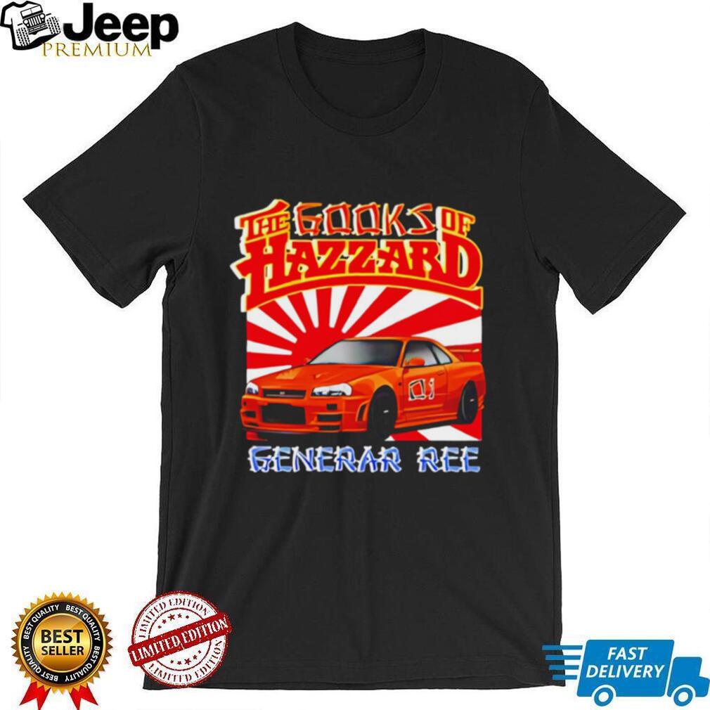 The gooks of Hazzard Generar Ree Japanese rising sun background shirt