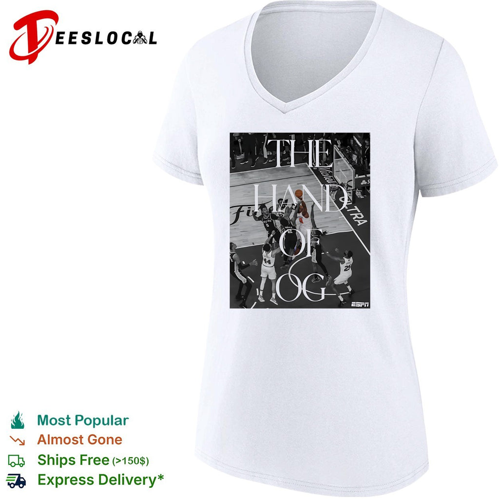The hand of OG ESPN basketball poster shirt