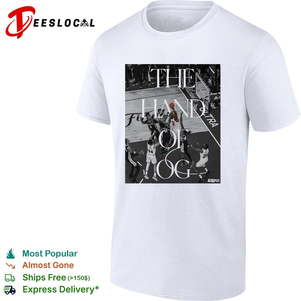 The hand of OG ESPN basketball poster shirt