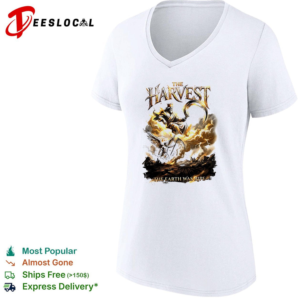 The harvest the earth was ripe graphic shirt