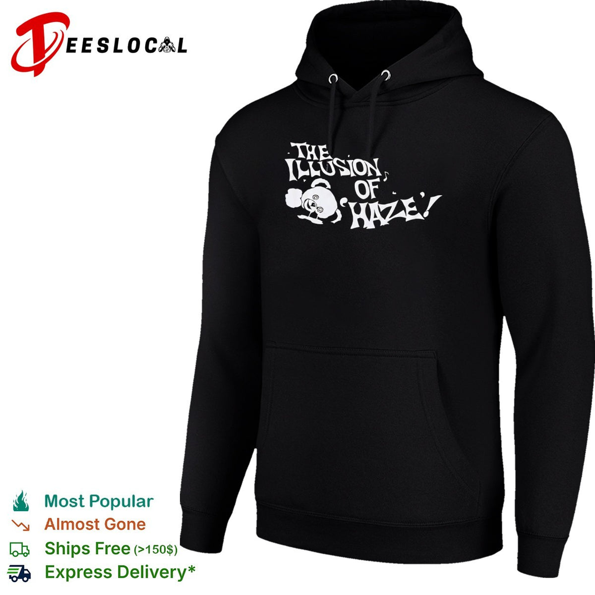 The illusion of haze melting bear shirt