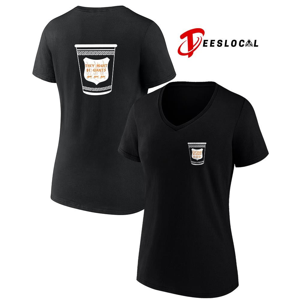 The mights be Giants noodle cup graphic shirt
