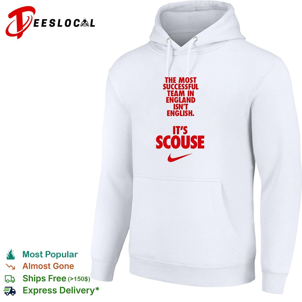 The most successful team in England is not English it is Scouse Liverpool FC shirt