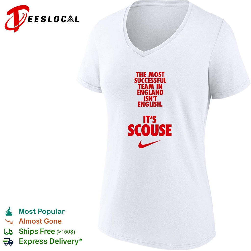 The most successful team in England is not English it is Scouse Liverpool FC shirt