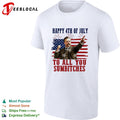 Theodore Roosevelt happy 4th of July patriotic American quote shirt