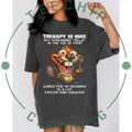 Therapy Is Nice Screaming Faster And Cheaper Funny Beaver T Shirt
