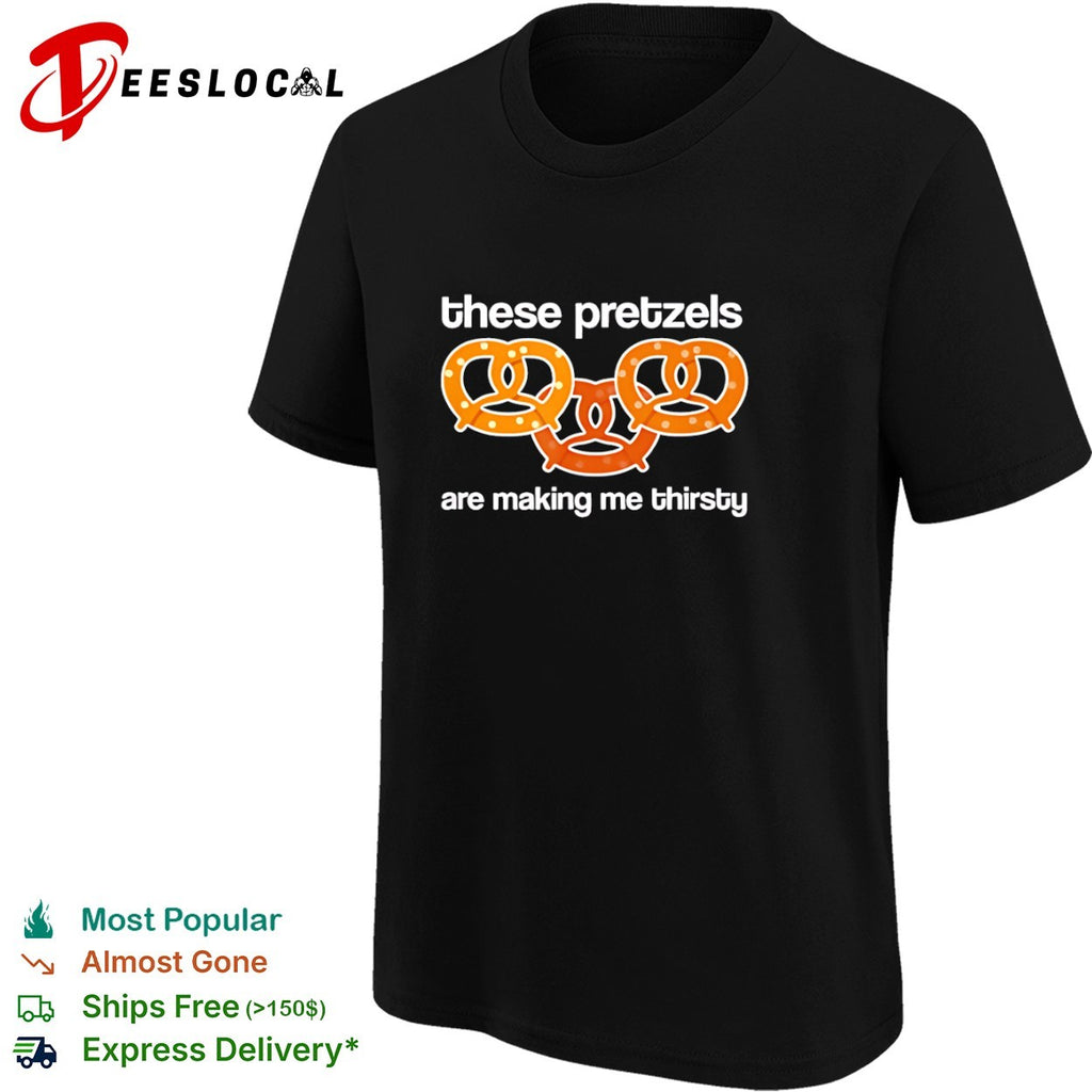 These pretzels are making me thirsty Seinfeld Olympic rings comedy show shirt