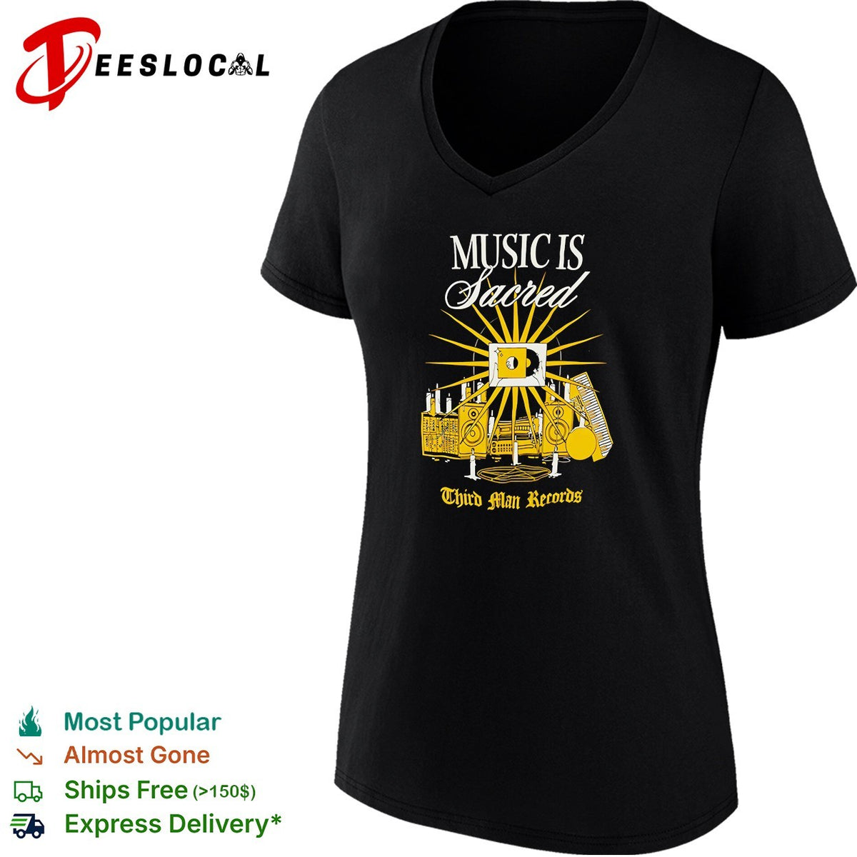Third Man Records music is sacred graphic poster shirt