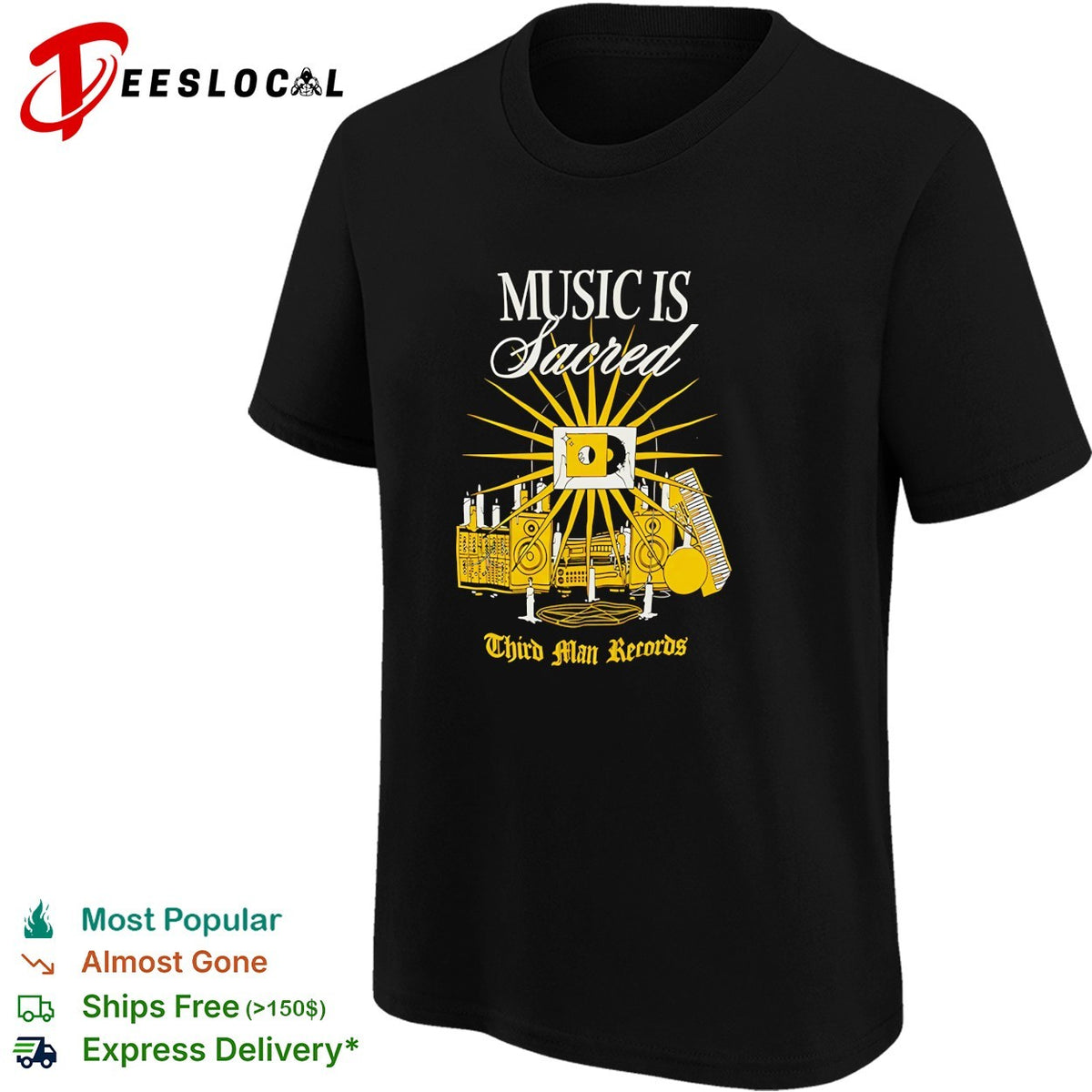 Third Man Records music is sacred graphic poster shirt