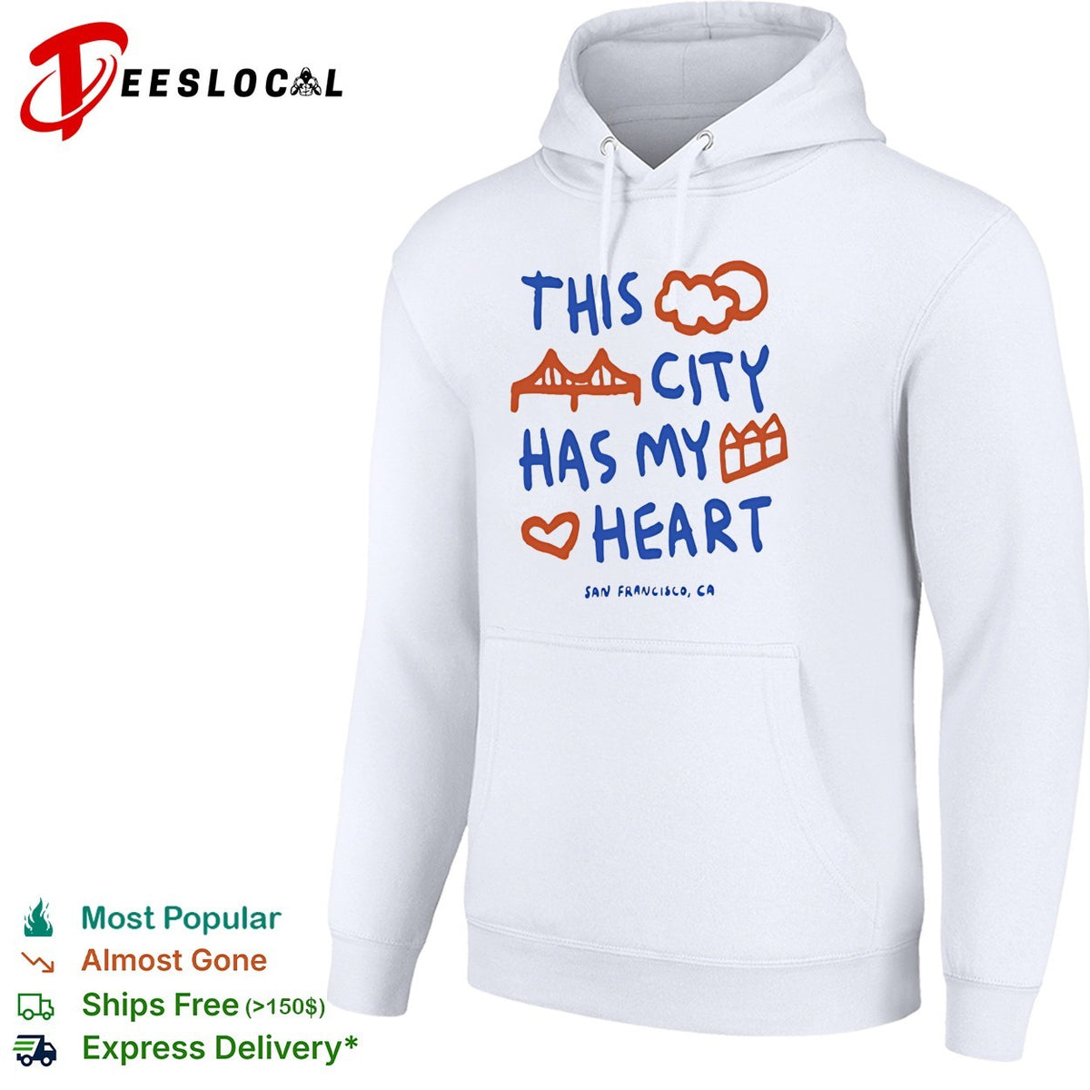This City Has My Heart San Francisco CA shirt
