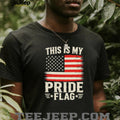 This Is My Pride Flag Patriotic American Flag Vintage Graphic T Shirt