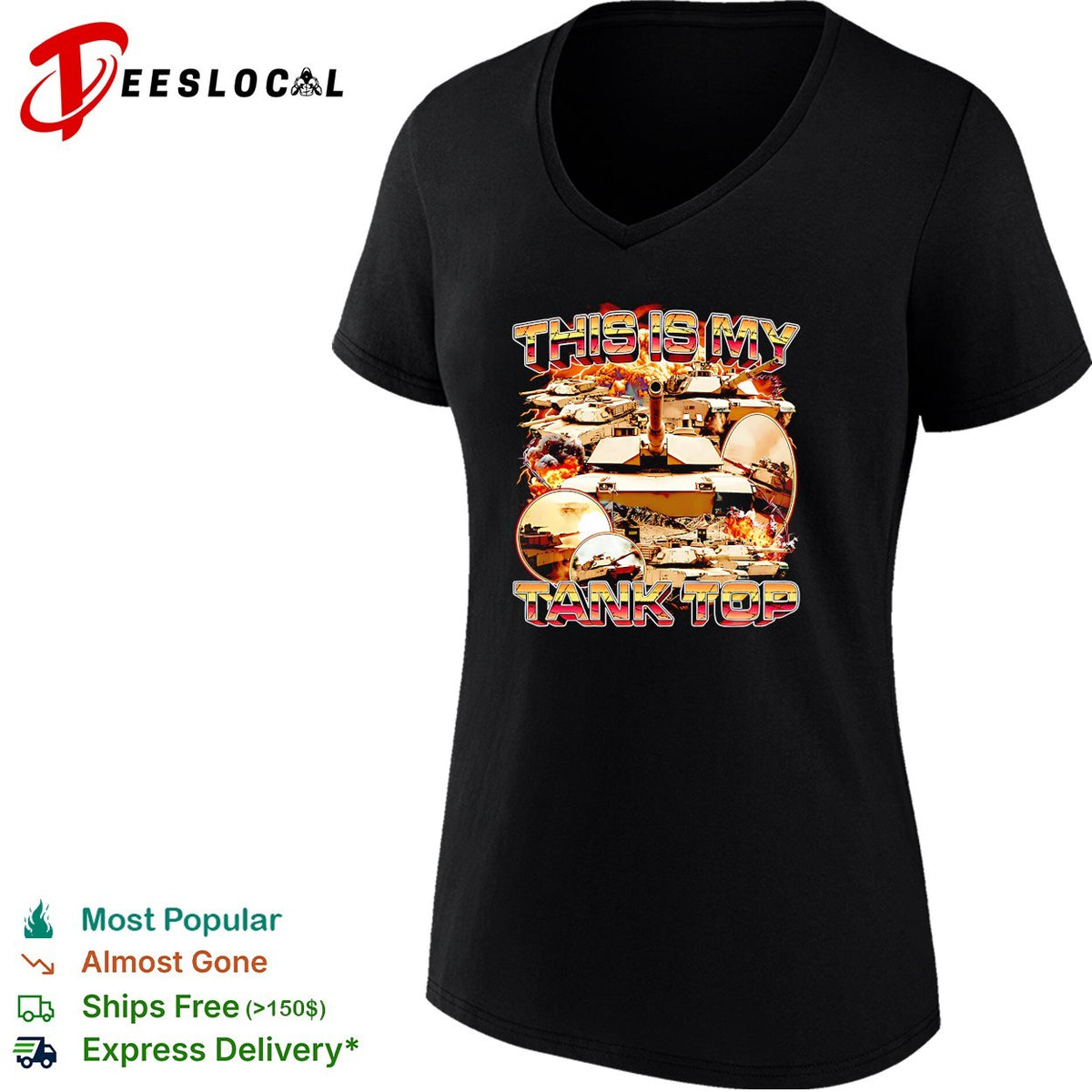 This is my tank top military tanks army humor shirt