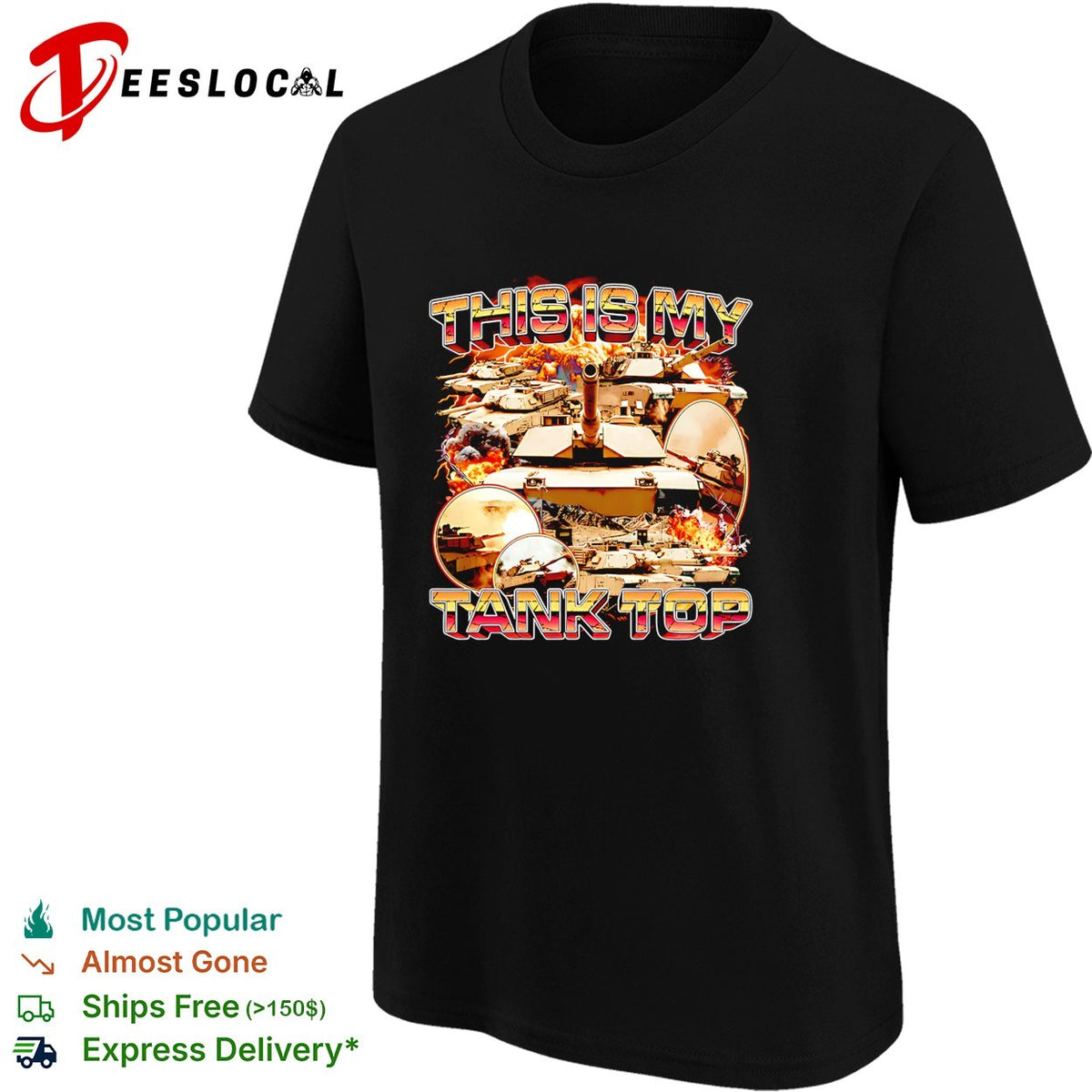 This is my tank top military tanks army humor shirt