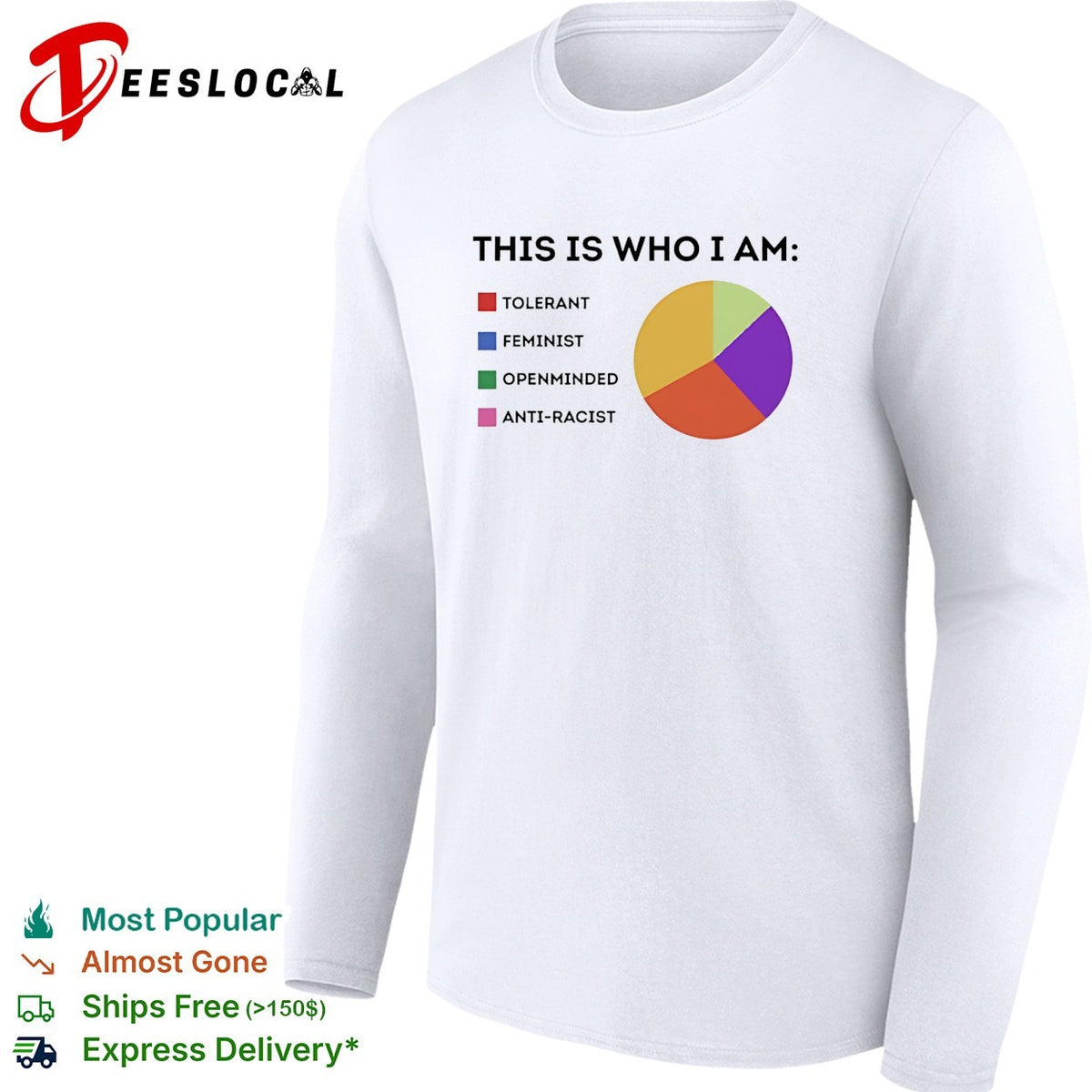 This is who I am Tolerant Feminist Openmined Anti-Racist shirt