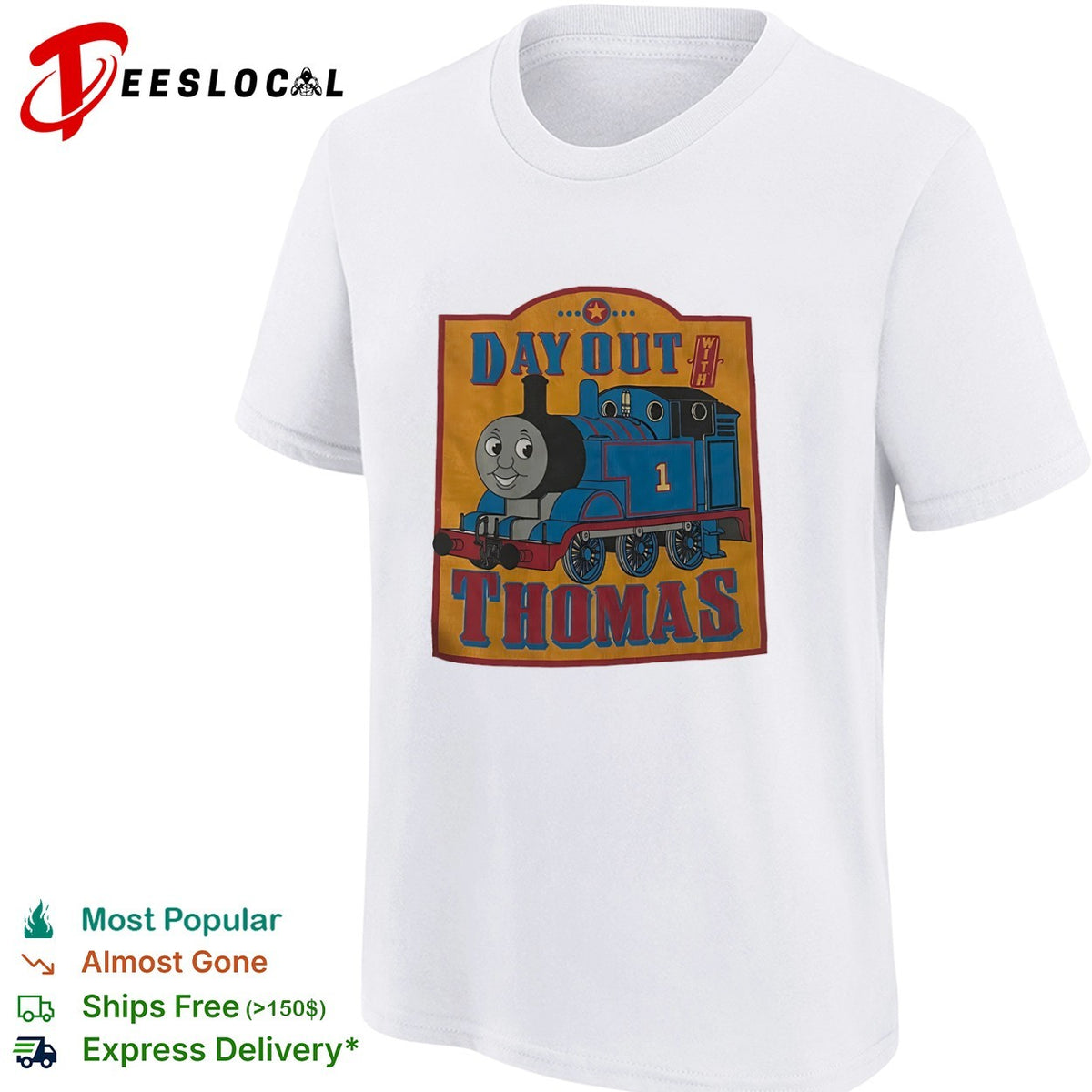 Thomas the Tank Engine Day Out With Thomas Gullane 2002 shirt