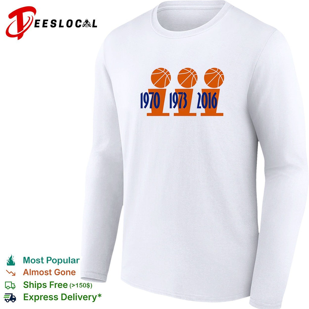 Three Championship Trophies 1970 1973 Finals 2026 shirt