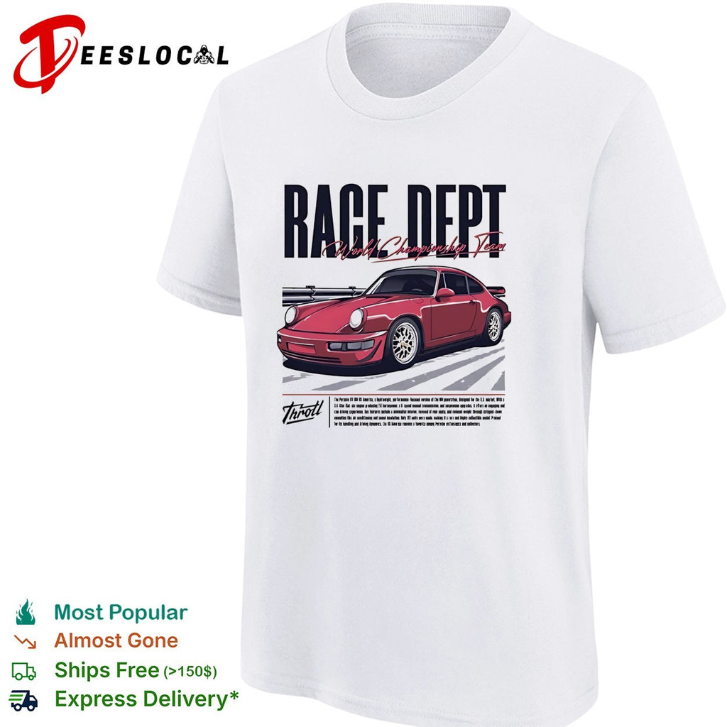 Throtl Race Dept Porsche 911 World Championship Team graphic shirt